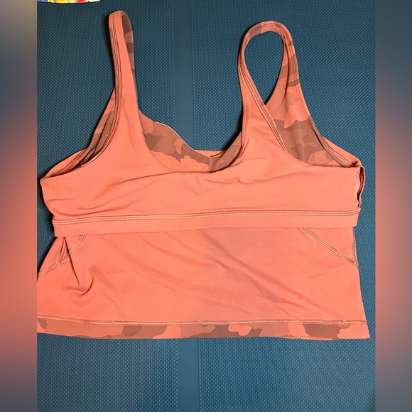 lululemon Align™ Tank Top Light Support, A/B Cup. Heritage Camo Briar Rose SZ 12 - Picture 5 of 7